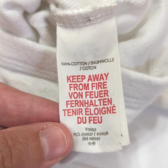 Baby Boden Onesie Size 6-12m White Yellow Duck Long Sleeve - Picture 6 of 6